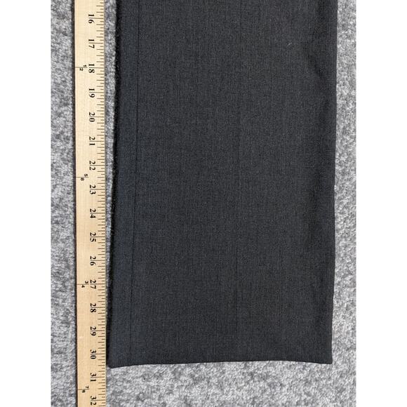Coldwater Creek Dress Pants Women 10 Gray Straight Leg Pockets Belt Loops O09 - Picture 15 of 16